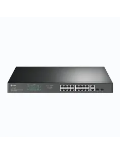 TP-Link TL-SG1218MP switch No administrado Gigabit Ethernet (10 100 1000) Energía sobre Ethernet (PoE) 1U Negro