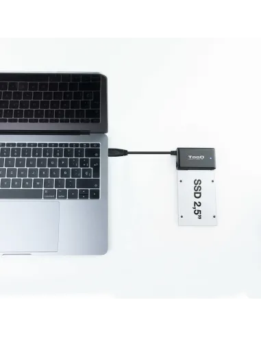 TooQ TQHDA-01A base de conexión para disco duro USB 3.2 Gen 1 (3.1 Gen 1) Type-A Negro