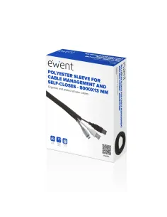 Ewent EW1561 organizador de cables Universal Pasacables Negro 1 pieza(s) 2