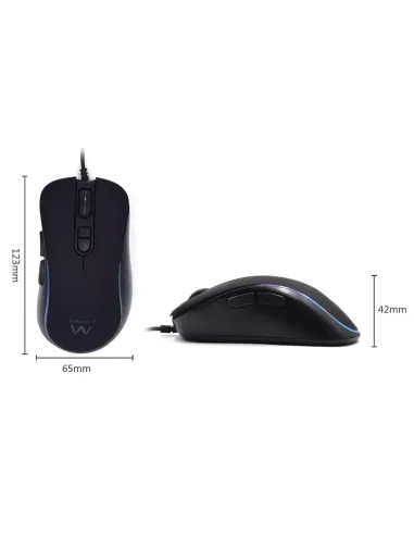 Ewent PL3302 ratón Juego mano derecha USB tipo A Óptico 3600 DPI