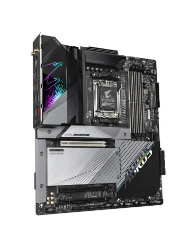 GIGABYTE X670E AORUS MASTER Placa base - Compatible con AMD Ryzen 9000 Series CPUs, 16+2+2 Phases Digital VRM, up to 8000MHz