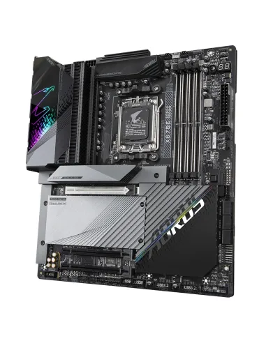 GIGABYTE X670E AORUS MASTER Placa base - Compatible con AMD Ryzen 9000 Series CPUs, 16+2+2 Phases Digital VRM, up to 8000MHz