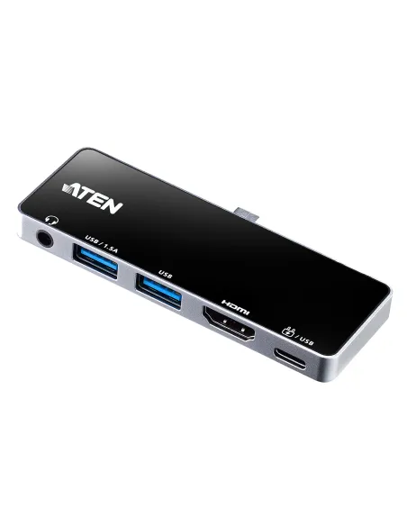 ATEN Docking station de viaje USB-C con pasarela de alimentación