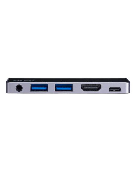 ATEN Docking station de viaje USB-C con pasarela de alimentación
