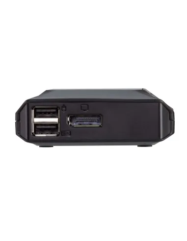 ATEN Switch KVM DisplayPort 4K USB-C de 2 puertos con selector de puertos remoto
