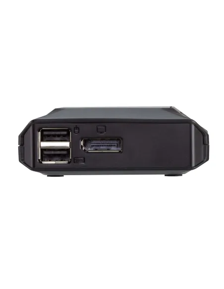 ATEN Switch KVM DisplayPort 4K USB-C de 2 puertos con selector de puertos remoto