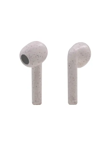 Mars Gaming MHI-ECO, Auriculares Inalámbricos TWS Ecológicos, Bluetooth 5.1, Micrófono, Material Orgánico Wheat Straw