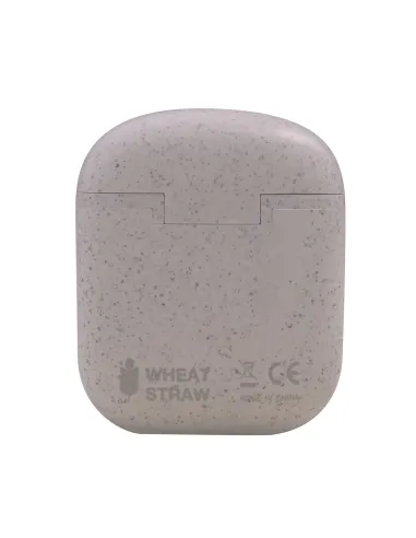 Mars Gaming MHI-ECO, Auriculares Inalámbricos TWS Ecológicos, Bluetooth 5.1, Micrófono, Material Orgánico Wheat Straw