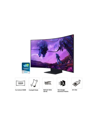 Samsung Odyssey ARK pantalla para PC 139,7 cm (55") 3840 x 2160 Pixeles 4K Ultra HD Negro