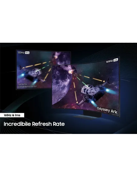 Samsung Odyssey ARK pantalla para PC 139,7 cm (55") 3840 x 2160 Pixeles 4K Ultra HD Negro