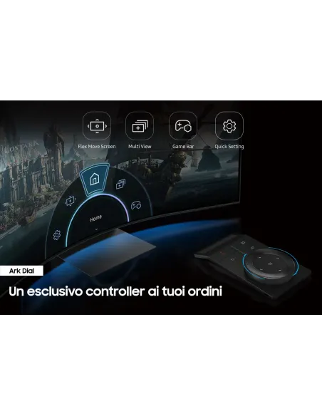 Samsung Odyssey ARK pantalla para PC 139,7 cm (55") 3840 x 2160 Pixeles 4K Ultra HD Negro