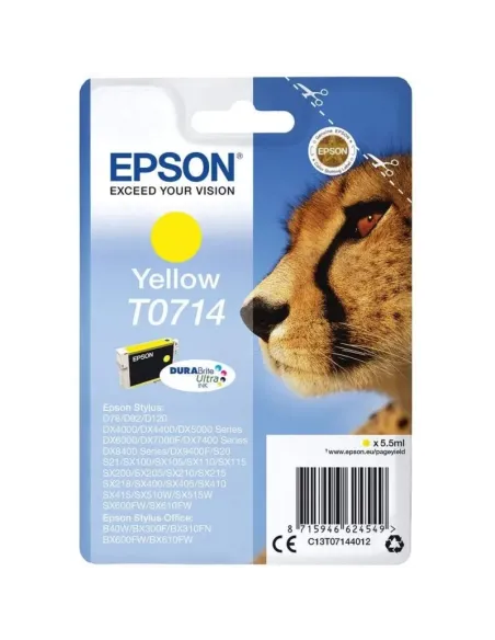 Epson Cartucho T0714 amarillo