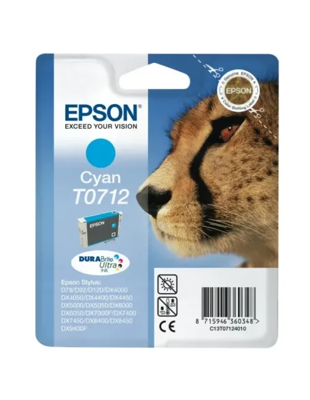 Epson Cartucho T0712 cian