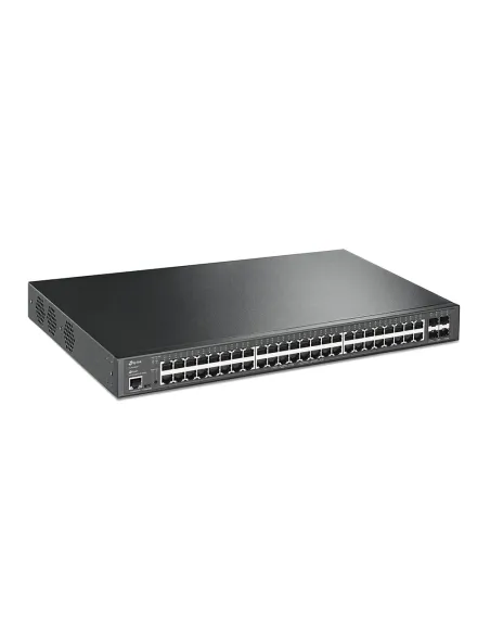 TP-Link JetStream TL-SG3452XP switch Gestionado L2+ Gigabit Ethernet (10 100 1000) Energía sobre Ethernet (PoE) 1U Negro