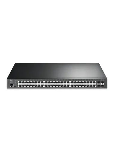 TP-Link JetStream TL-SG3452XP switch Gestionado L2+ Gigabit Ethernet (10 100 1000) Energía sobre Ethernet (PoE) 1U Negro