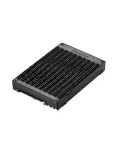 QNAP QDA-UMP4 caja para disco duro externo Caja externa para unidad de estado sólido (SSD) Negro 2.5"