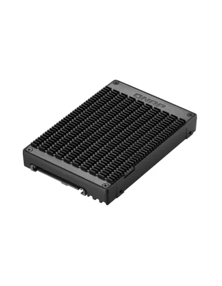 QNAP QDA-UMP4 caja para disco duro externo Caja externa para unidad de estado sólido (SSD) Negro 2.5"