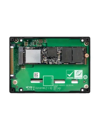 QNAP QDA-UMP4 caja para disco duro externo Caja externa para unidad de estado sólido (SSD) Negro 2.5"