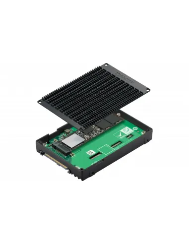 QNAP QDA-UMP4 caja para disco duro externo Caja externa para unidad de estado sólido (SSD) Negro 2.5"