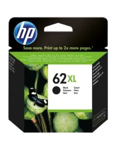 HP Cartucho de tinta original HP 62XL de alta capacidad negro