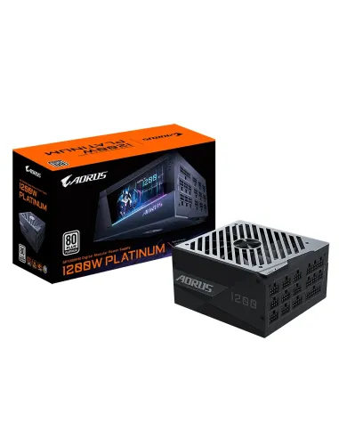 GIGABYTE AORUS P1200W unidad de fuente de alimentación 1200 W 20+4 pin ATX ATX Negro
