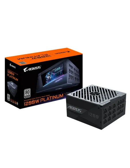 GIGABYTE AORUS P1200W unidad de fuente de alimentación 1200 W 20+4 pin ATX ATX Negro