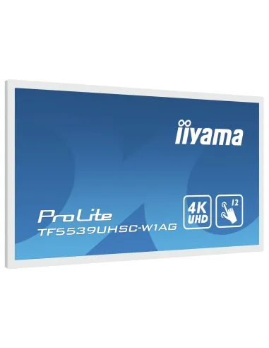 iiyama ProLite TF5539UHSC-W1AG pantalla para PC 139,7 cm (55") 3840 x 2160 Pixeles 4K Ultra HD LED Pantalla táctil