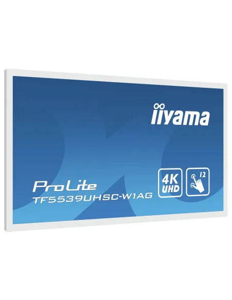 iiyama ProLite TF5539UHSC-W1AG pantalla para PC 139,7 cm (55") 3840 x 2160 Pixeles 4K Ultra HD LED Pantalla táctil