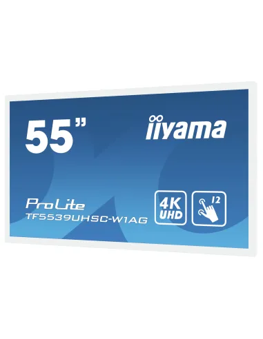 iiyama ProLite TF5539UHSC-W1AG pantalla para PC 139,7 cm (55") 3840 x 2160 Pixeles 4K Ultra HD LED Pantalla táctil