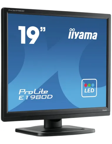 iiyama ProLite E1980D-B1 LED display 48,3 cm (19") 1280 x 1024 Pixeles XGA Negro