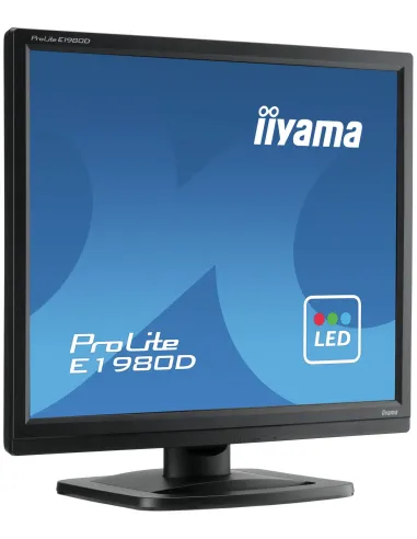iiyama ProLite E1980D-B1 LED display 48,3 cm (19") 1280 x 1024 Pixeles XGA Negro