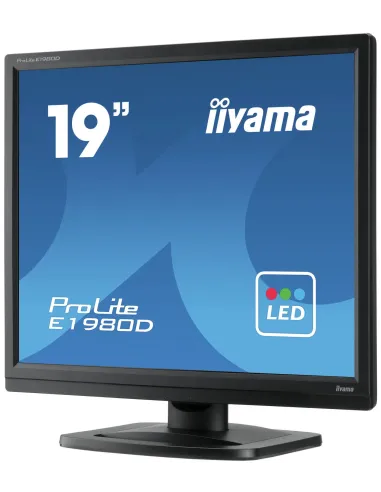 iiyama ProLite E1980D-B1 LED display 48,3 cm (19") 1280 x 1024 Pixeles XGA Negro