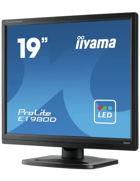 iiyama ProLite E1980D-B1 LED display 48,3 cm (19") 1280 x 1024 Pixeles XGA Negro