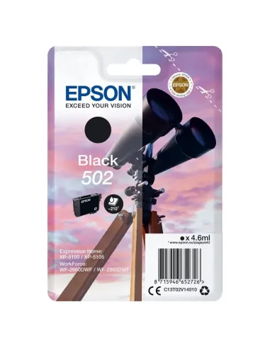 Epson Singlepack Black 502 Ink