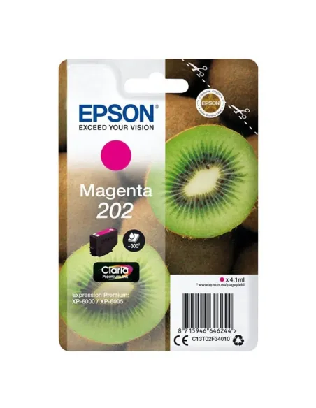 Epson Kiwi Singlepack Magenta 202 Claria Premium Ink