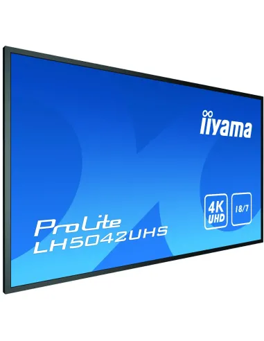 iiyama LH5042UHS-B3 pantalla de señalización Pizarra de caballete digital 125,7 cm (49.5") VA 500 cd   m² 4K Ultra HD Negro