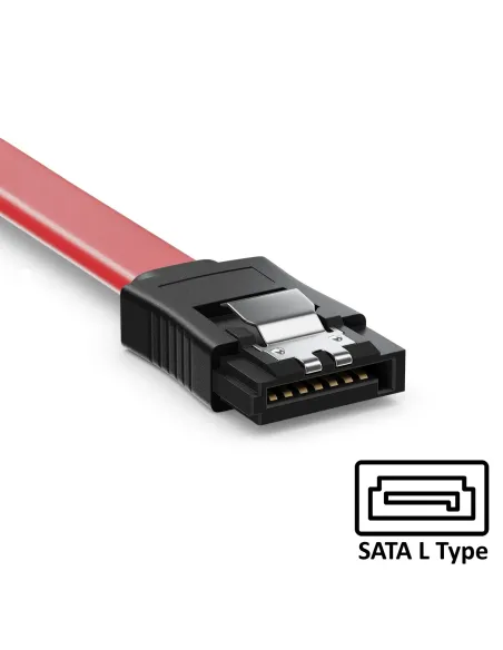 Ewent EC1512 cable de SATA 0,7 m SATA 7-pin Negro, Rojo
