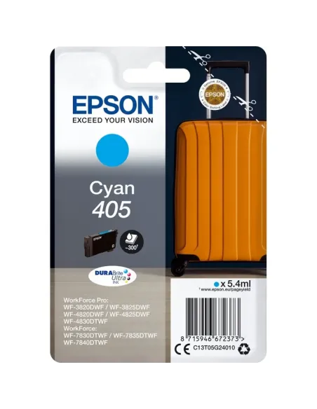 Epson Singlepack Cyan 405 DURABrite Ultra Ink