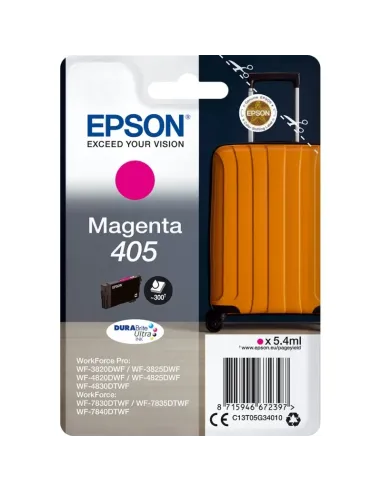 Epson Singlepack Magenta 405 DURABrite Ultra Ink