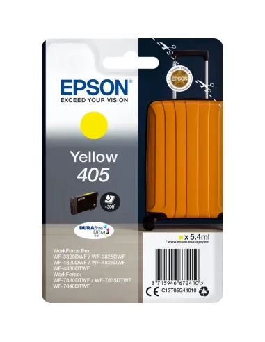 Epson Singlepack Yellow 405 DURABrite Ultra Ink