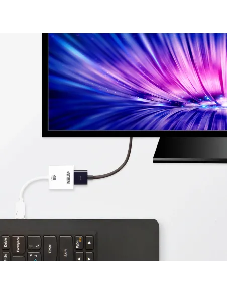ATEN Adaptador activo de DisplayPort a HDMI True 4K