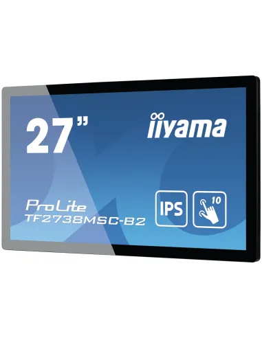 iiyama ProLite TF2738MSC-B2 pantalla para PC 68,6 cm (27") 1920 x 1080 Pixeles Full HD LED Pantalla táctil Multi-usuario Negro