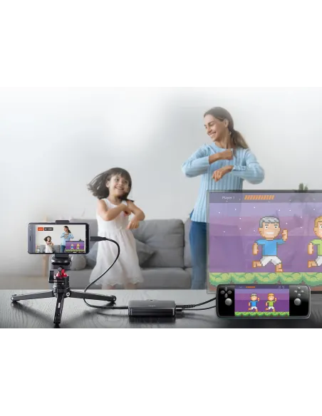 ATEN CAMLIVE™+ UC3021 (captura de vídeo UVC de HDMI a USB-C con power pass-thourgh PD3.0)