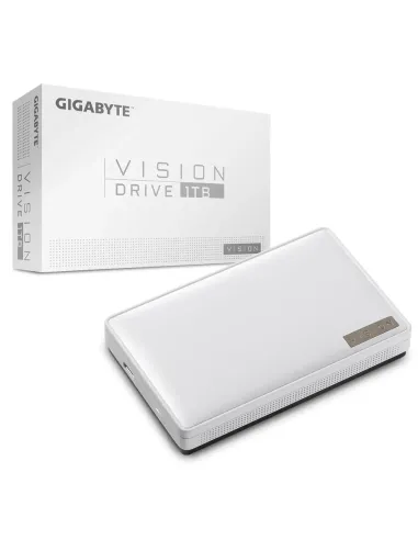 GIGABYTE Vision Drive 1TB USB Tipo C 3.2 Gen 2 (3.1 Gen 2) Negro, Blanco
