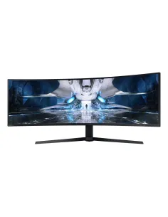 Samsung LS49AG952NU pantalla para PC 124,5 cm (49") 5120 x 1440 Pixeles 4K Ultra HD QLED Negro, Blanco