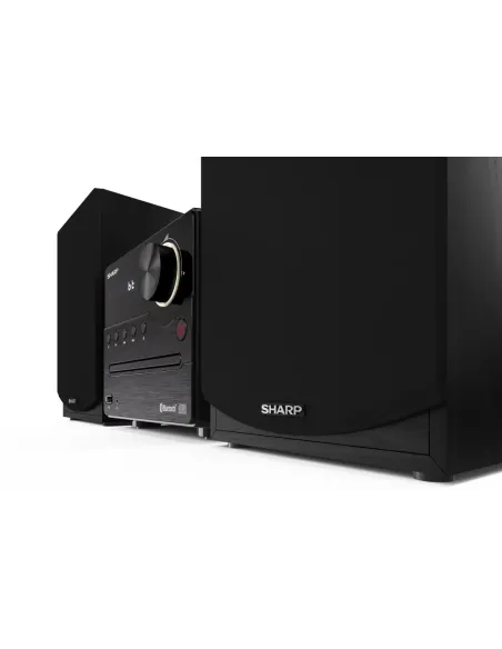 Sharp XL-B512(BK) sistema de audio para el hogar Microcadena de música para uso doméstico 45 W Negro