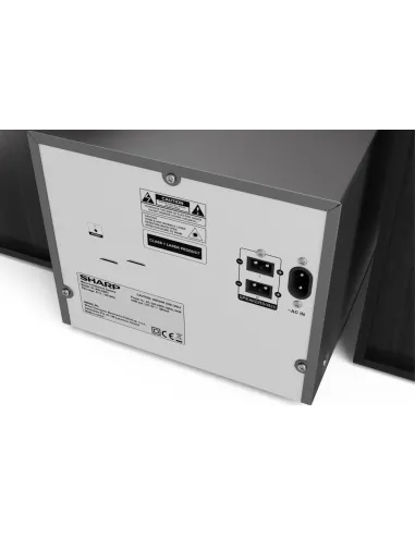 Sharp XL-B512(BK) sistema de audio para el hogar Microcadena de música para uso doméstico 45 W Negro