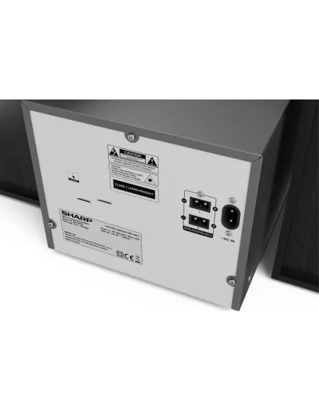 Sharp XL-B512(BK) sistema de audio para el hogar Microcadena de música para uso doméstico 45 W Negro