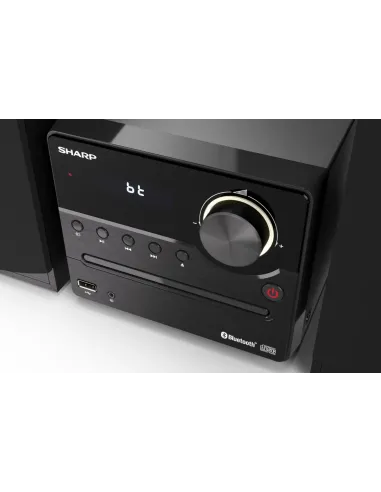 Sharp XL-B512(BK) sistema de audio para el hogar Microcadena de música para uso doméstico 45 W Negro