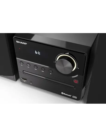 Sharp XL-B512(BK) sistema de audio para el hogar Microcadena de música para uso doméstico 45 W Negro